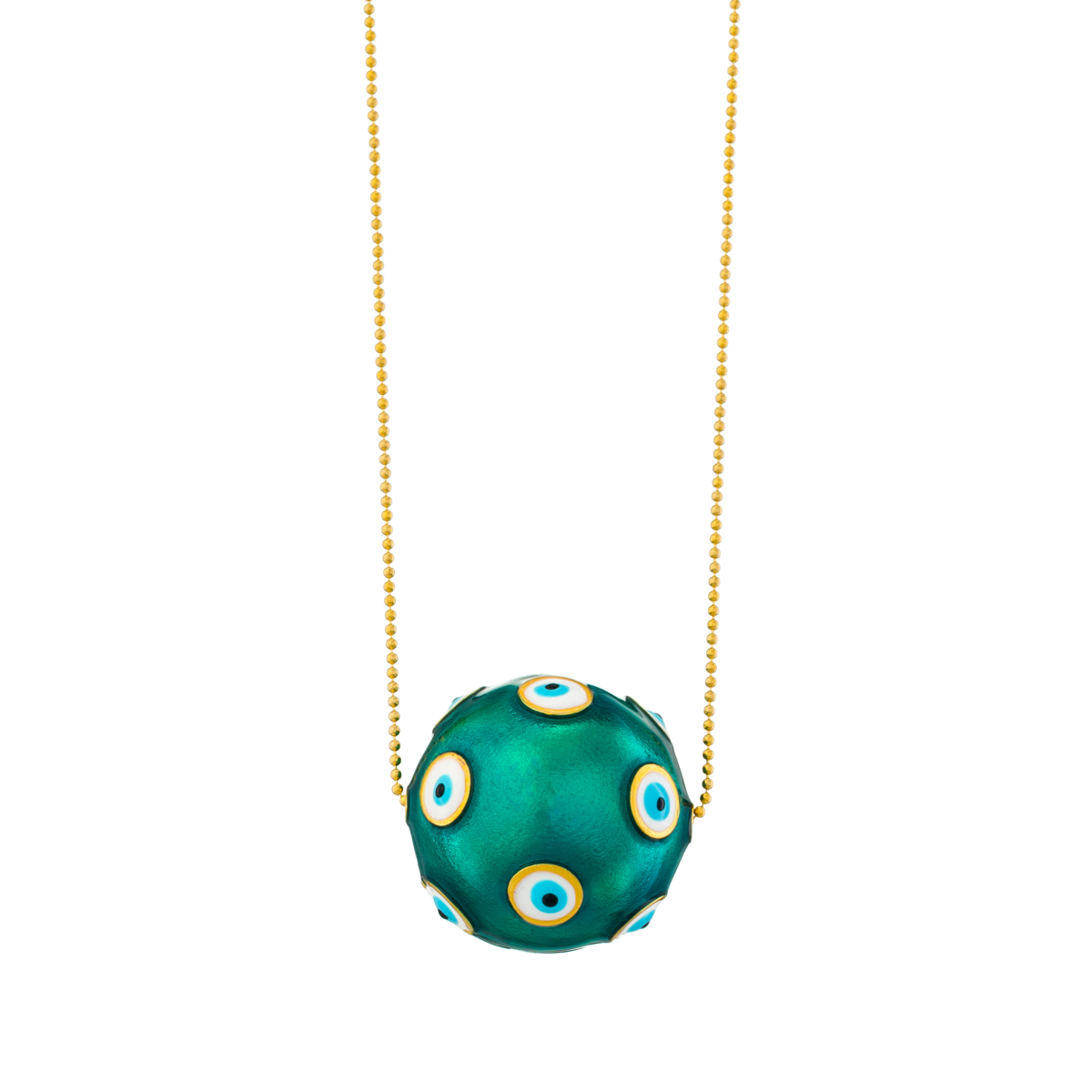 Big evil-eye ball necklace - Image 4