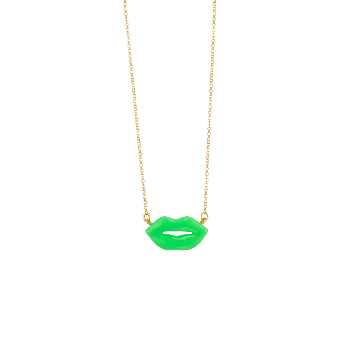 " Kiss " enamelled pendant - Image 2