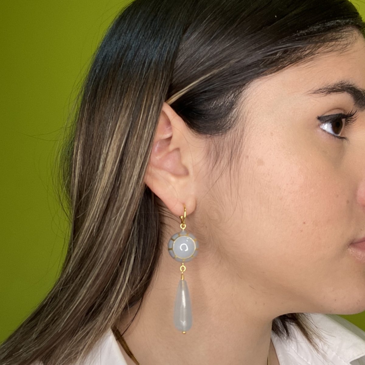 Dangling “sun” earrings - Image 2