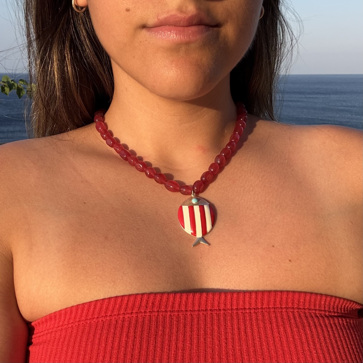 Skoumpri bead necklace - Image 3
