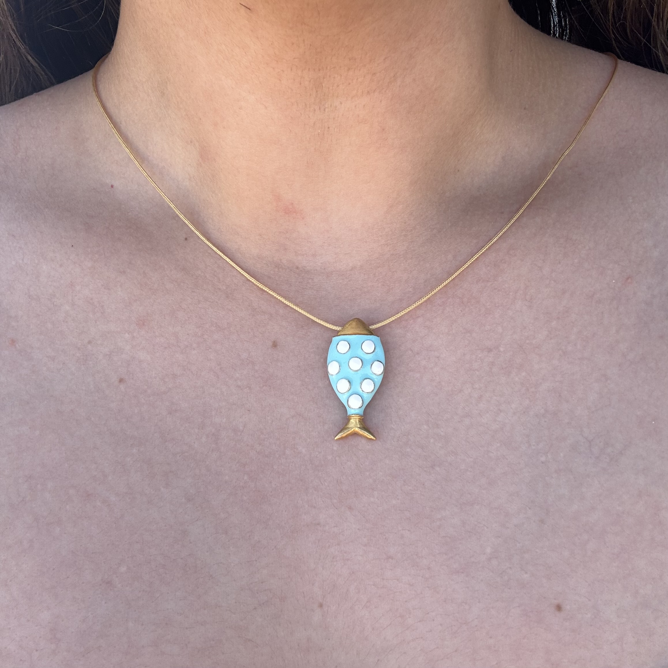 Sargus pendant - polka dot fish - Image 4