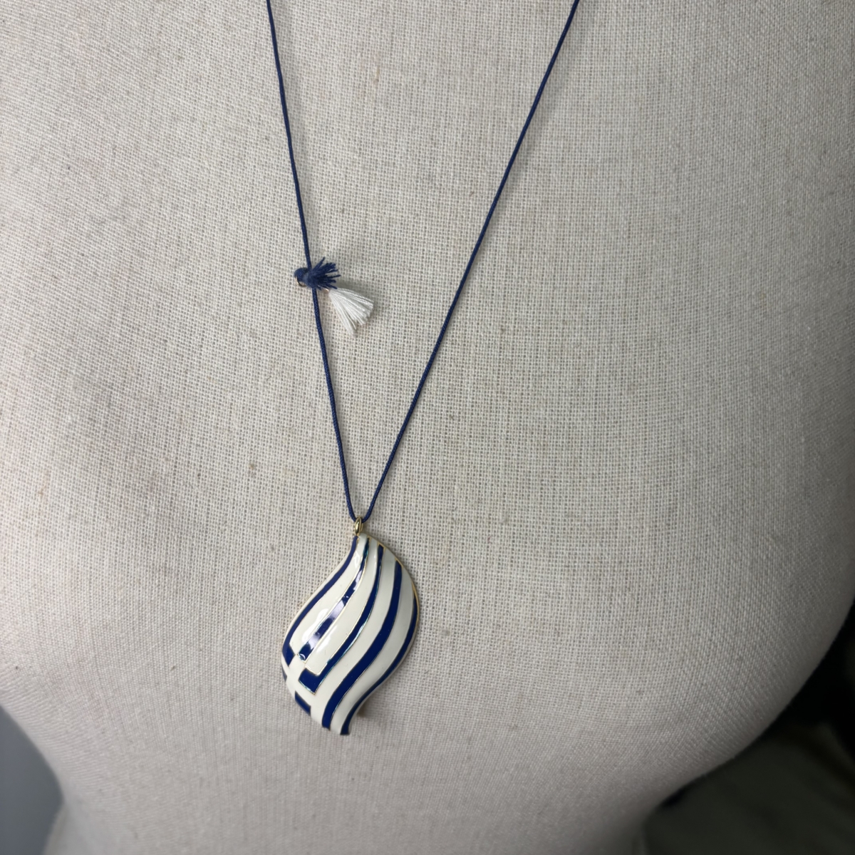 Aegean wave greek flag pendant - Image 2