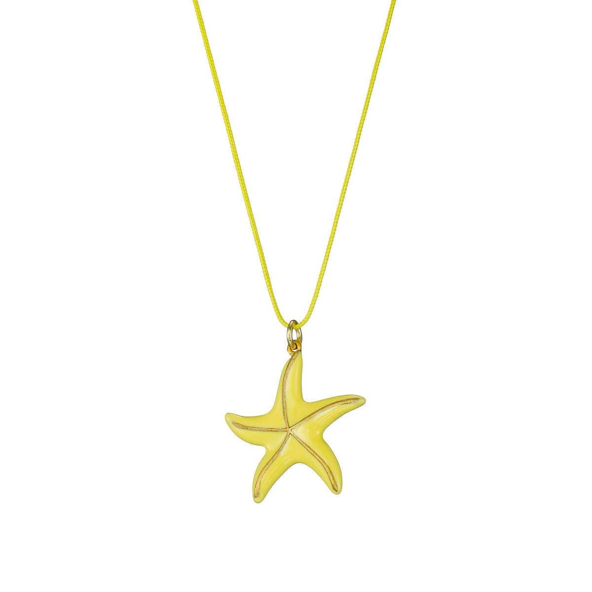 Starfish pendant (medium) on cord