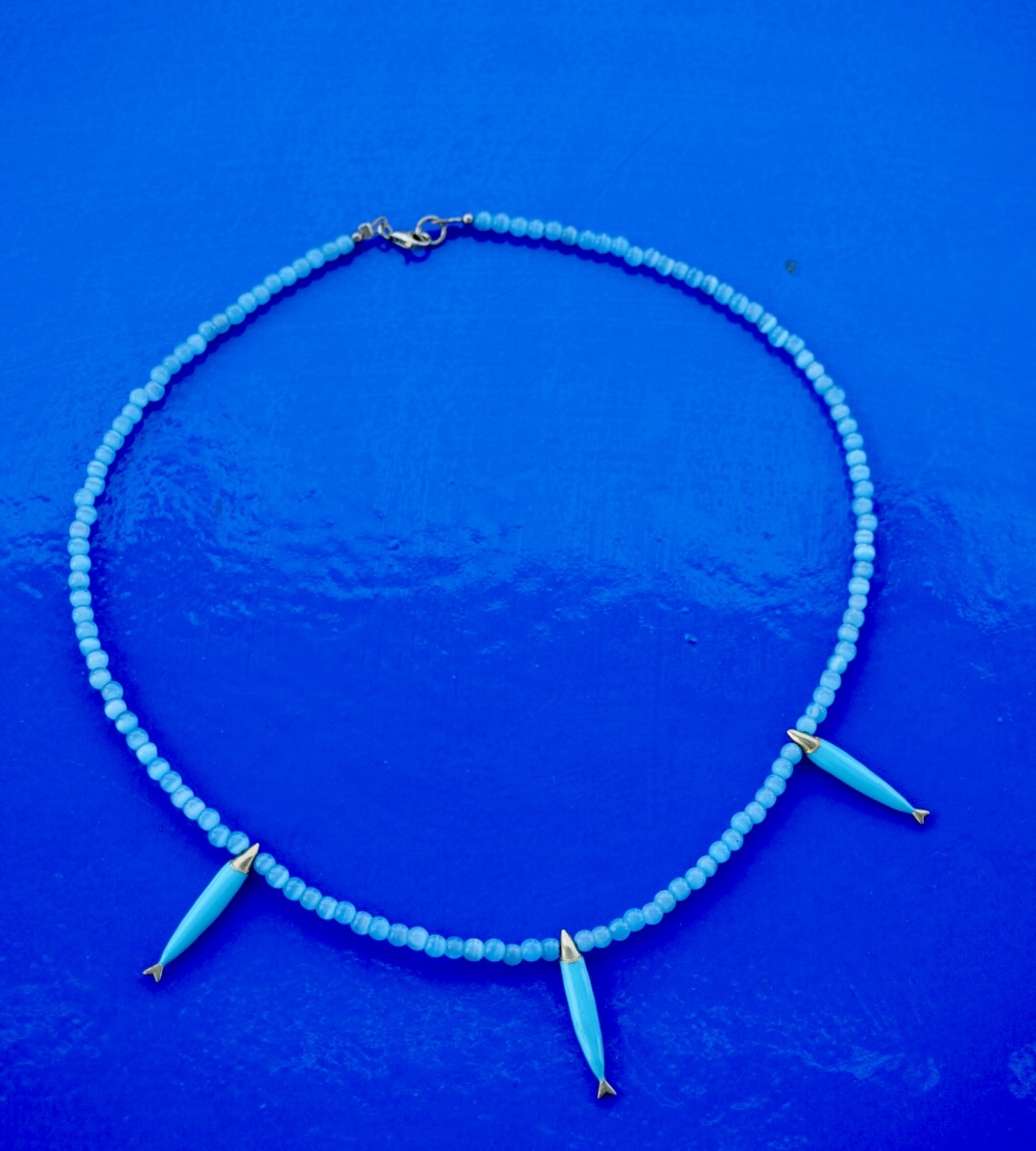 Triple sardine pendant